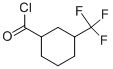 Cyclohexanecarbonyl chloride, 3-(trifluoromethyl)- (9CI) Struktur