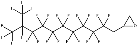 [2,2,3,3,4,4,5,5,6,6,7,7,8,8,9,9,10,11,11,11-EICOSAFLUORO-10-(TRIFLUOROMETHYL)-UNDECYL]OXIRANE Struktur