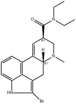 2-bromolysergic acid diethylamide Struktur