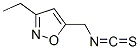 Isoxazole, 3-ethyl-5-(isothiocyanatomethyl)- (9CI) Struktur