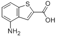 Benzo[b]thiophene-2-carboxylic acid, 4-amino- (9CI) Struktur