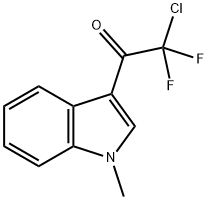 Ethanone, 2-chloro-2,2-difluoro-1-(1-methyl-1H-indol-3-yl)- (9CI) Struktur