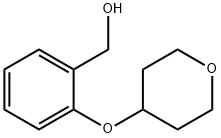 [2-(Tetrahydropyran-4-yloxy)phenyl]methanol Struktur