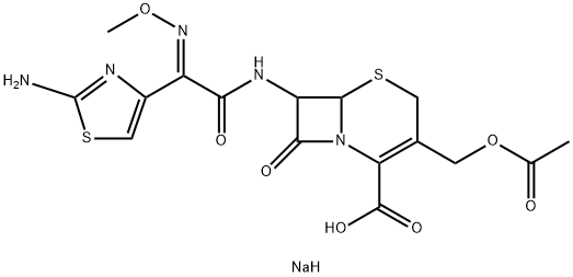 cefotaxime sodium Struktur