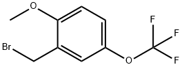 2-METHOXY-5-(TRIFLUOROMETHOXY)BENZYL BROMIDE Struktur