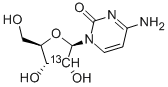 [2'-13C]CYTIDINE Struktur