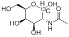 2-ACETAMIDO-2-DEOXY-D-[1-13C]GALACTOSE Struktur