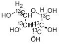 L-[UL-13C6]GALACTOSE Struktur