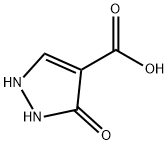 3-oxo-2,3-dihydro-1H-pyrazole-4-carboxylic acid Struktur