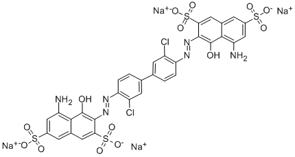 Afridol Blue tetrasodium salt Struktur