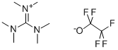 HEXAMETHYLGUANIDINIUM PENTAFLUOROETHANOLATE Struktur