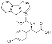 Fmoc-(S)-3-Amino-3-(4-chlorophenyl)propionic acid Struktur