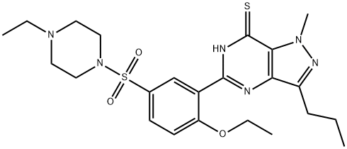 Thiohomosildenafil Struktur