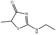 4(5H)-Thiazolone, 2-(ethylamino)-5-methyl- (9CI) Struktur