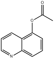 5-Quinolinol,acetate(ester)(9CI) Struktur