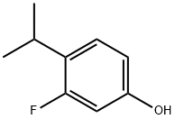 Phenol, 3-fluoro-4-(1-methylethyl)- (9CI) Struktur