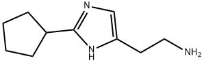 1H-Imidazole-4-ethanamine,  2-cyclopentyl-  (9CI) Struktur