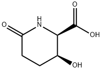 2-Piperidinecarboxylic acid, 3-hydroxy-6-oxo-, (2R,3S)- (9CI) Struktur