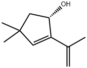 2-Cyclopenten-1-ol, 4,4-dimethyl-2-(1-methylethenyl)-, (1S)- (9CI) Struktur