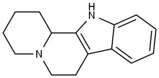 1,2,3,4,6,7,12,12b-octahydroindolo(2,3-a)quinolizine Struktur