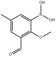 2-FORMYL-2-METHOXY-5-METHYLBORONIC ACID Struktur