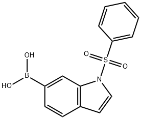 1-(PHENYLSULFONYL)-6-INDOLEBORONIC ACID Struktur