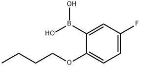 2-ブトキシ-5-フルオロフェニルボロン酸 化學構(gòu)造式