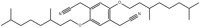 2 5-BIS(3' 7'-DIMETHYLOCTYLOXY)BENZENE-& Struktur