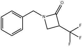 1-BENZYL-3-TRIFLUOROMETHYL-2-AZETIDINONE Struktur