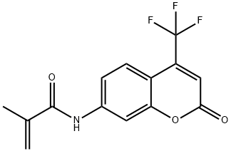 7-(4-TRIFLUOROMETHYL) COUMARIN METHACRY& Struktur