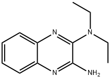 2-DIETHYLAMINO-3-AMINOQUINOXALINE Struktur