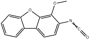 3-ISOCYANATO-2-METHOXYDIBENZOFURAN  97 Struktur