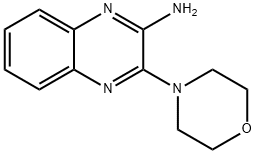 2-(MORPHOLIN-4-YL)-3-AMINOQUINOXALINE Struktur