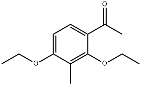 2' 4'-DIETHOXY-3'-METHYLACETOPHENONE  9& Struktur