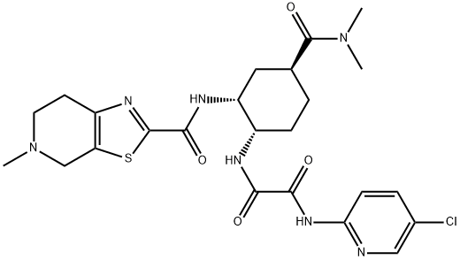 edoxaban Struktur