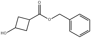 3-HYDROXY-CYCLOBUTANECARBOXYLIC ACID BENZYL ESTER Struktur