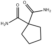 1,1-Cyclopentanedicarboxamide(9CI) Struktur