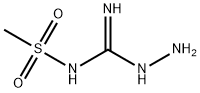 Hydrazinecarboximidamide,  N-(methylsulfonyl)- Struktur