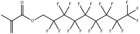 2,2,3,3,4,4,5,5,6,6,7,7,8,8,9,9,9-heptadecafluorononyl methacrylate Struktur