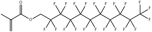 2,2,3,3,4,4,5,5,6,6,7,7,8,8,9,9,10,10,11,11,11-henicosafluoroundecyl methacrylate  Struktur