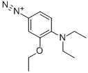 P-DIAZO-N-DIETHYL-M-PHENETIDINE Struktur