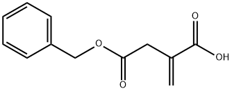 2-[2-(benzyloxy)-2-oxoethyl]acrylic acid Struktur