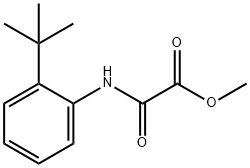 Acetic acid, 2-[[2-(1,1-diMethylethyl)phenyl]aMino]-2-oxo-, Methyl ester Struktur