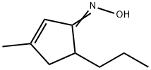 2-Cyclopenten-1-one,3-methyl-5-propyl-,oxime(9CI) Struktur