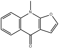 9-Methylfuro[2,3-b]quinolin-4(9H)-one Struktur