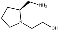 1-Pyrrolidineethanol,2-(aminomethyl)-,(2S)-(9CI) Struktur