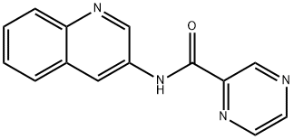 Pyrazinecarboxamide, N-3-quinolinyl- (9CI) Struktur