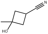 3-Hydroxy-3-Methylcyclobutanecarbonitrile Struktur