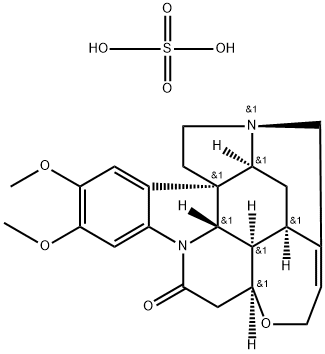 BRUCINE SULFATE Struktur