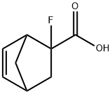 Bicyclo[2.2.1]hept-5-ene-2-carboxylic acid, 2-fluoro- (9CI) Struktur